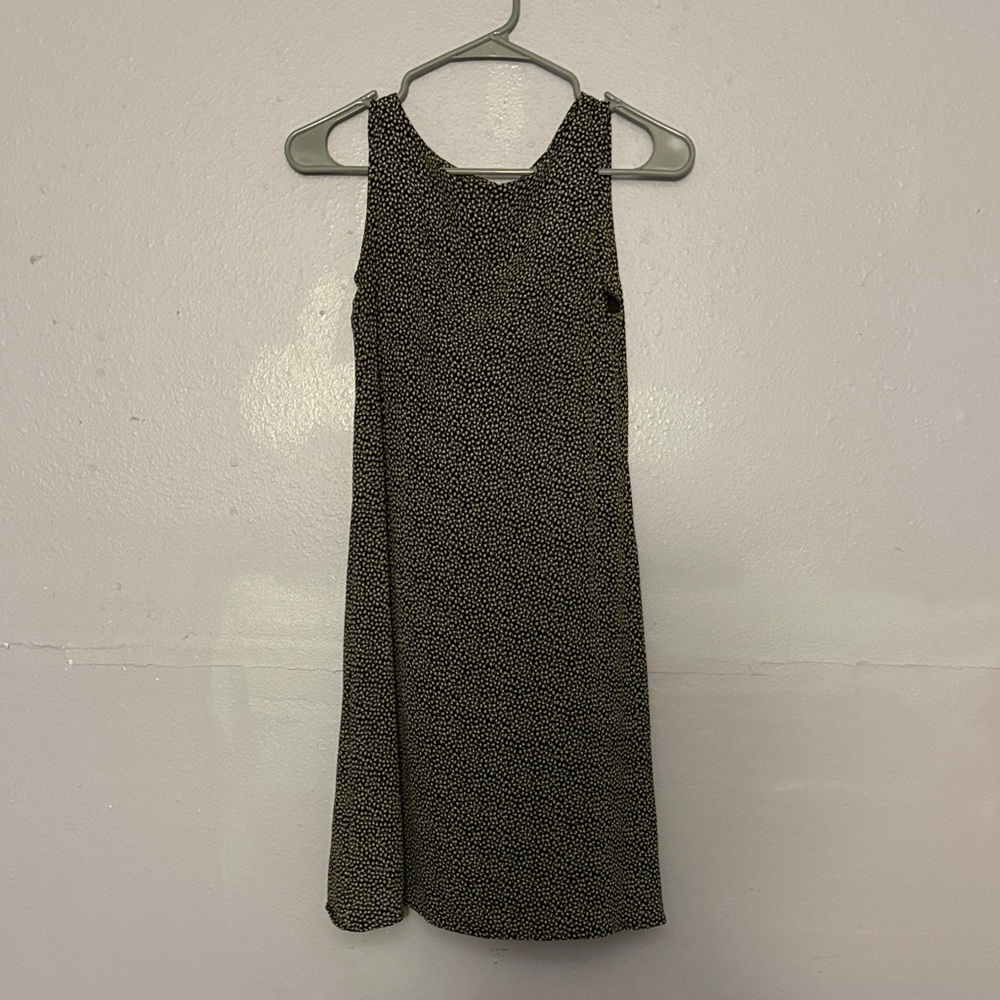 Black and Yellow Floral Women's Sundress